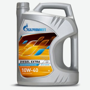 Масло моторное полусинтетическое для дизельных двигателей Gazpromneft Diesel Extra 10W-40, 5 л