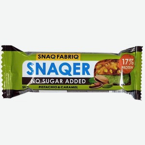 Батончик протеиновый Snaq Fabriq Фисташка и карамель 50 г