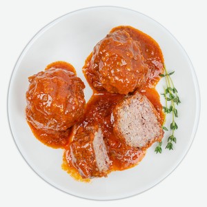 Тефтели из говядины АШАН в соусе, вес цена за 100 г