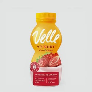 Растительный йогурт «Velle» клубника-земляника, 230 г