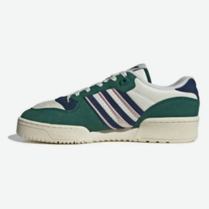 ADIDAS ORIGINAL Кроссовки Rivalry Anti-Slip Wear-Resistant Low-Top Skateboard Shoes Green White, Размер 38
