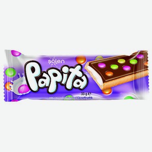 Печенье  Papita  с молочным шоколадом с молочным кремом и др