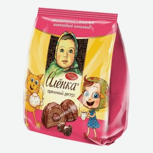 Десерт пряничный Красный Октябрь Аленка, с шоколадной начинкой, 150 г