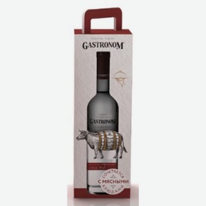 Водка особая Gastronom. Купаж №7 К Мясным Блюдам 37.5% 0.5л, 500 мл