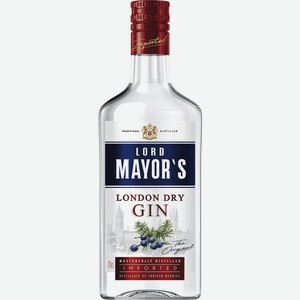 Джин Lord Mayor s London Dry Gin 37.5% 0.7л, 700 мл