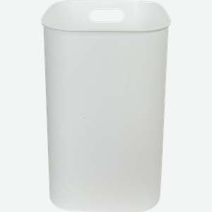 Бак для мусора HAPPI DOME прямоугольный, белый, полипропилен, 17л, Арт. HDB-15017-WHT