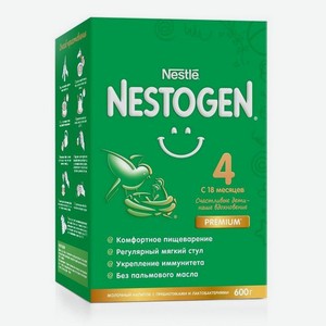 Напиток сухой молочный Nestogen 4, с 18 месяцев, 600 г, картонная пачка