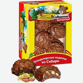Печенье Сибирский Добрыня, Шокко-бум, 300 Г