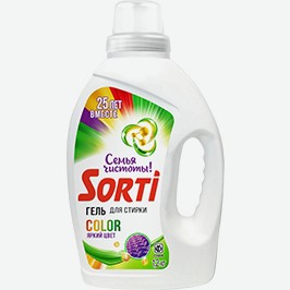 Гель Для Стирки Сорти, Колор, 1,2 Кг