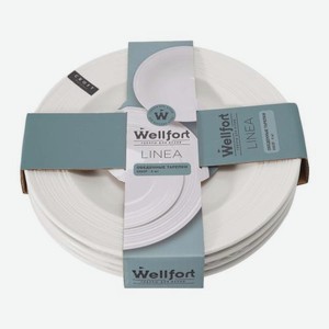 Набор обеденных тарелок 27см Wellfort