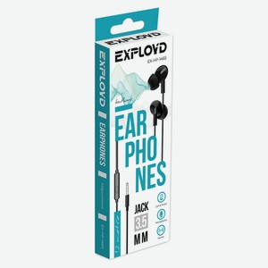 Гарнитура Exployd 1465 jack 3.5 мм черная