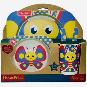 FISHER PRICE Набор посуды из бамбука Fisher-Price - Бабочка, 1 шт.