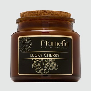PLAMELIA Свеча ароматическая Lucky cherry, 105 мл