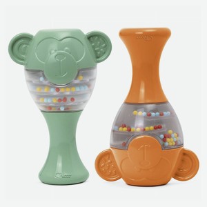 CHICCO Погремушка  Обезьяна  Monkey Maracas ECO+, Мультиколор