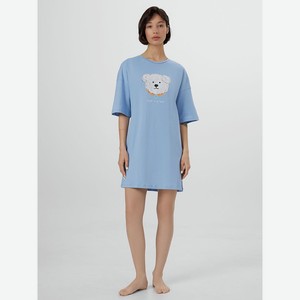 ТУНИКА ЖЕНСКАЯ;мод.512079;арт.25-38876ПП-0;цвет т.голубой +п