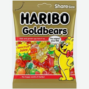 Жевательный мармелад с фруктовым вкусом Харибо Золотые Мишки