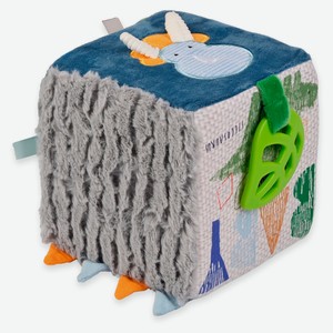 Игрушка развивающая Mothercare Кубик Динозаврик, 14 см