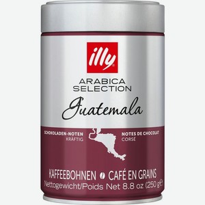Кофе Illy Arabica Selection Guatemala в зернах 250г, 250 г