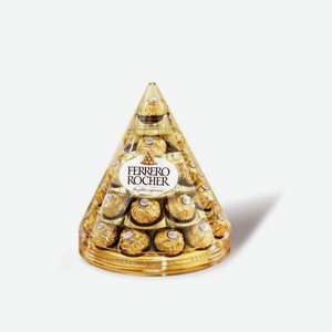 Конфеты Ferrero Rocher молочный шоколад и лесной орех, 350г, 350 г
