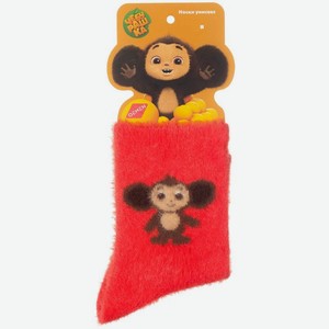 Носки детские махровые красные (20-22см) р32-34, 5 г