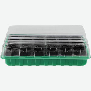 Мини-парник для выращивания рассады GIARDINO CLUB с торфяными таблетками d 41мм, Арт. 64671