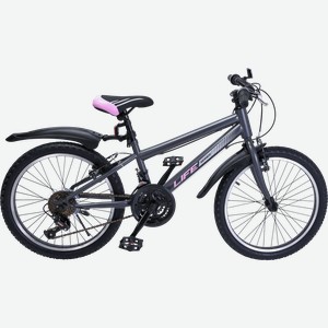 Велосипед Life 20 , 18 скоростей серо-розовый, в ассортименте, Арт. LFE20ST-U