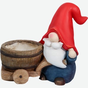 Фигура садовая GIARDINO CLUB Гном с горшком 38,5х21,5х34см, Арт. GD24001