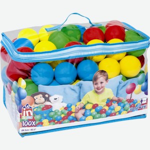 Мячики для бассейна BESTWAY Up, In&Over d 6,5см, разноцветные, Арт. 52648, 100шт