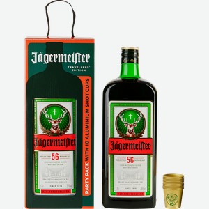 Ликер JAGERMEISTER 35%, десертный, п/у, 1.75л