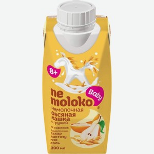 Каша Овсяная Немолоко Безмолочная С Грушей 0.2л Т/п