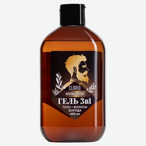 Гель для душа мужской Clario, 400 мл