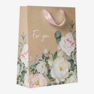 Подарочный пакет 32*26.5*12.5см KL Spring Flowers Сити Хоум Трейд в ассортименте