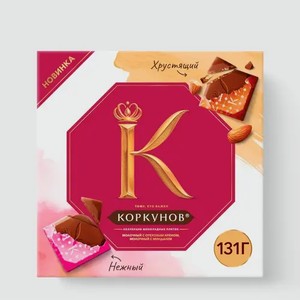 Конфеты «Коркунов» Нежный и хрустящий, 131 г