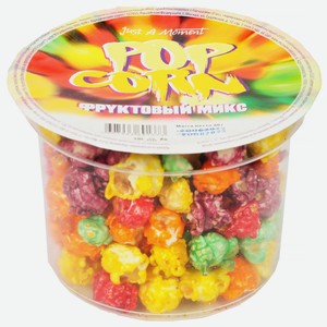 Кукуруза воздушная Попкорн JAM «Карамель Тутти-Фрутти» в стакане 60 г
