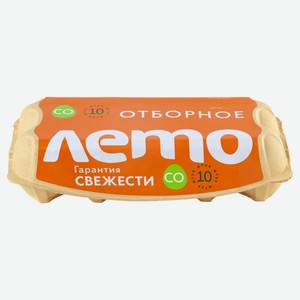 Яйцо куриное «Лето» С0 коричневое, 10 шт