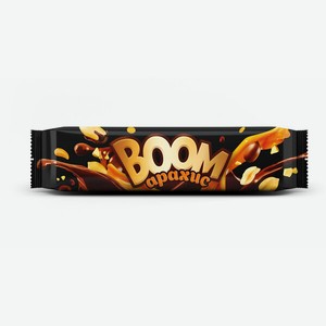 Батончик Boom Peanut с арахисом и карамелью 50 г