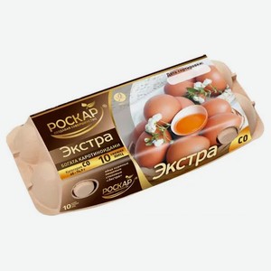 Яйцо куриное «Экстра» С0 коричневое, 10 шт