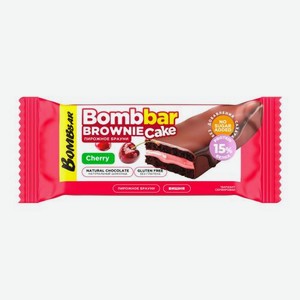 Пирожное протеиновое со вкусом Брауни и вишней Bombbar 45г