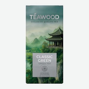 Зеленый чай Teawood Classic Green 25пак 50г