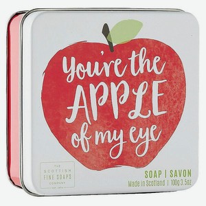 SCOTTISH FINE SOAPS Мыло в декоративной мыльнице You re the Apple of My Eye, 100 г