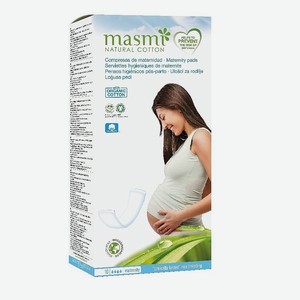 MASMI Гигиенические прокладки для послеродового периода из органического хлопка, 10 шт.