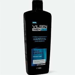 Шампунь мужской для волос ПРОФЕССИОНАЛЬНЫЙ с аргинином и кератином, глубокое очищение