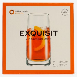 Бокал для коктейлей STOLZLE Exquisit Campari Drink 360мл, 2