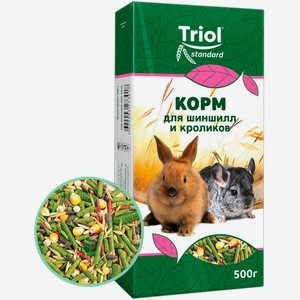 Корм для шиншилл и декоративных кроликов Triol Криспи 500г