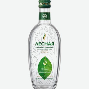 Водка Мороша на минеральной воде Карелии уровень мягкости №1 40% 350мл