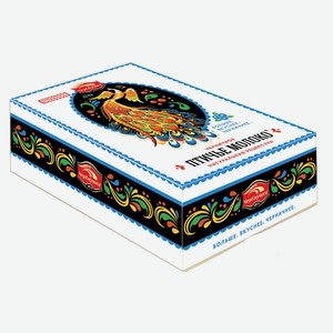 Торт суфле «Черёмушки» Птичье молоко черничное на агар-агаре охлажденный, 600 г