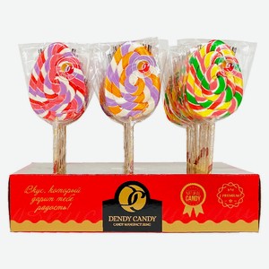 Карамель леденцовая на палочке Dendy Candy Яйцо 30 г, 1 шт в ассортименте