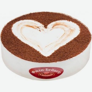Торт Фили-Бейкер Капучино бисквитный 650г, 650 г