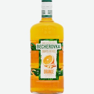 Ликер BECHEROVKA Апельсин и имбирь 20%, десертный, 0.5л