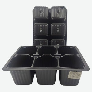 Кассета для рассады 6 ячеек 6х5,5 см, 1 шт